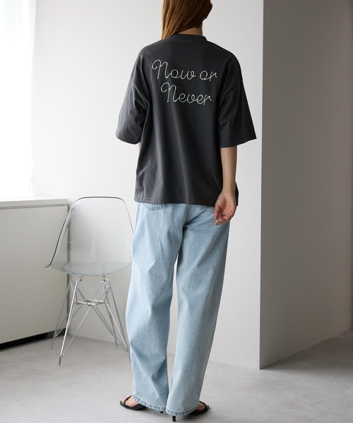 パールロゴTシャツ[mf026] | レディースファッション通販の