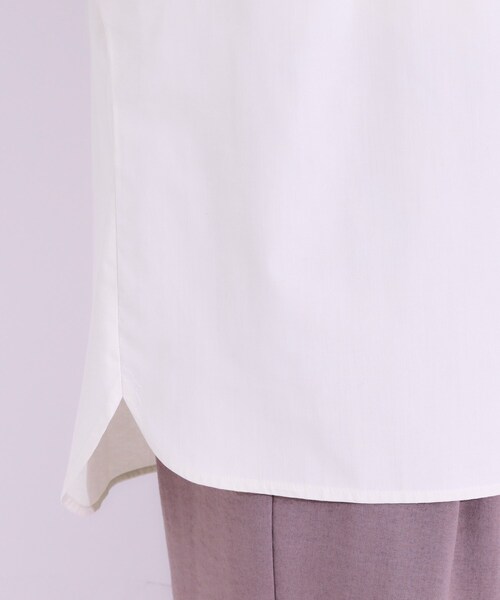 DRESKIP(ドレスキップ)の「【洗える/S-LL】大人の上品シルエット タックデザイン 5分袖ブラウス(シャツ/ブラウス・レディース・ネイビー/ライトベージュ/ブルーグリーン・01/02/03/04)」の21枚目の写真