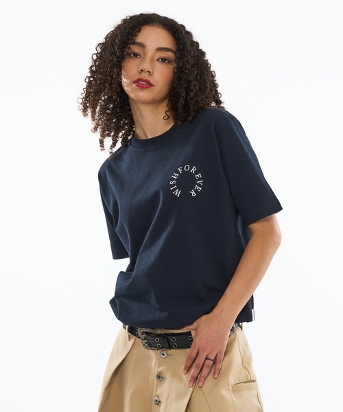 セール】DRAW CODE CIRCLE STITCH T / ドローコードサークル