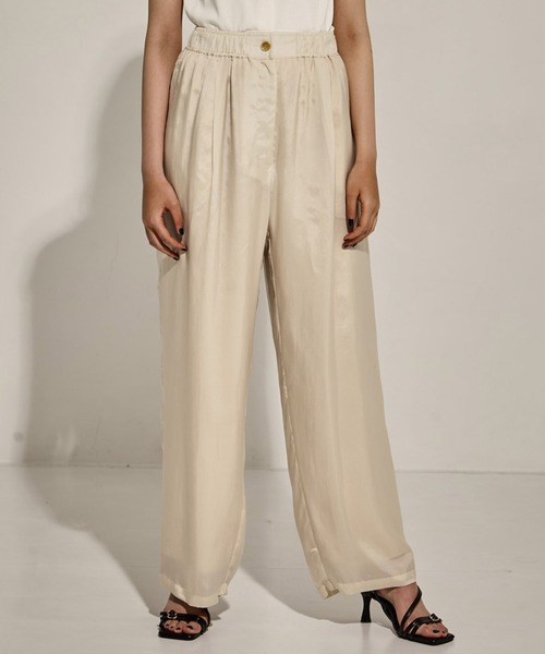 充実の品 CLANE/クラネ】SHEER PANTS/シアーエアリーパンツ AIRY パンツ