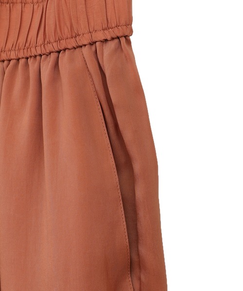 CLANE（クラネ）の「【CLANE/クラネ】SHEER AIRY PANTS/シアーエアリーパンツ（スラックス・レディース・アイボリー/ブラック/オレンジ・1/2/0）」の7枚目の写真