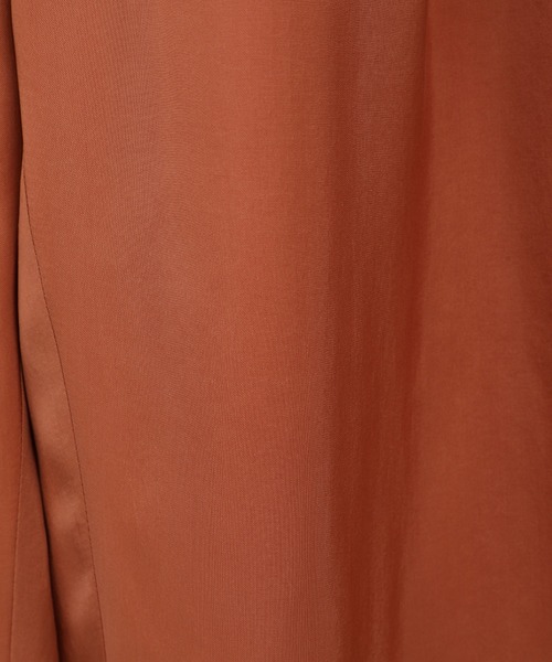 CLANE（クラネ）の「【CLANE/クラネ】SHEER AIRY PANTS/シアーエアリーパンツ（スラックス・レディース・アイボリー/ブラック/オレンジ・1/2/0）」の9枚目の写真