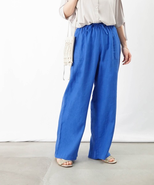 パンツ IONSEOUL luca striped wide pt HJ5D0048 LADY LUCK LUCA スウェットパンツ ジャージ LC/LLL 裏毛