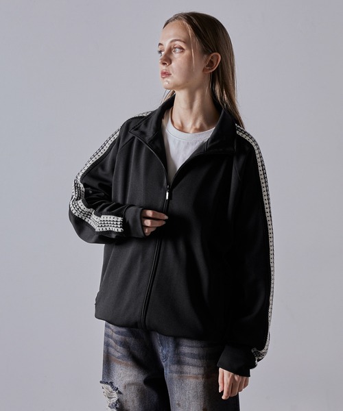 CLEL(NC)́yCLELzHand Knitting 2way Track Jacket / nhjbeBO 2waygbNWPbg(W[W)