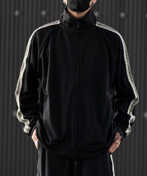 CLEL】Hand Knitting 2way Track Jacket / ハンドニッティング 2way