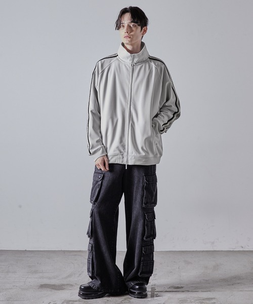 CLEL】Hand Knitting 2way Track Jacket / ハンドニッティング 2way