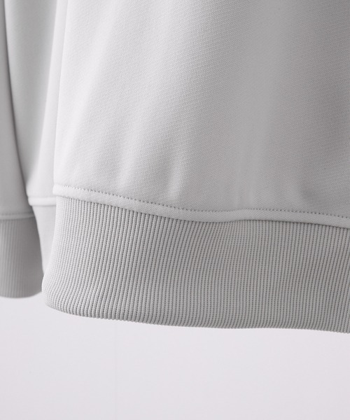 CLEL(クレイル)の「【CLEL】Hand Knitting 2way Track Jacket / ハンドニッティング 2wayトラックジャケット(ジャージ・メンズ・ブラック/チャコールグレー/ライトグレー・L/M/S/XS)」の4枚目の写真