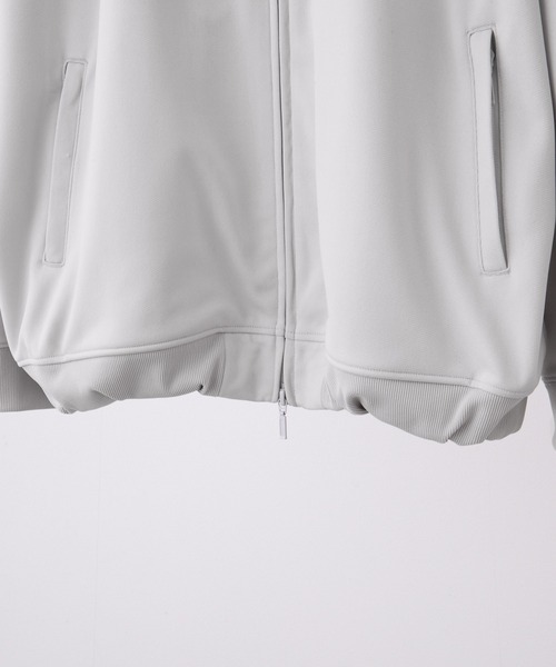 CLEL(クレイル)の「【CLEL】Hand Knitting 2way Track Jacket / ハンドニッティング 2wayトラックジャケット(ジャージ・メンズ・ブラック/チャコールグレー/ライトグレー・L/M/S/XS)」の5枚目の写真