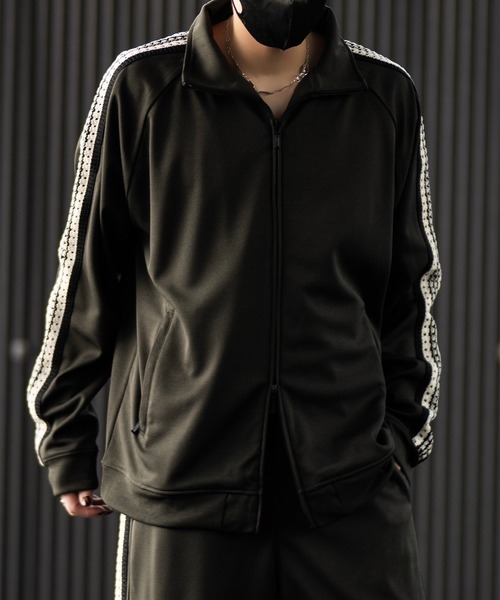 CLEL】Hand Knitting 2way Track Jacket / ハンドニッティング 2way