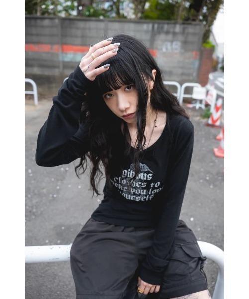 GIBOUS LONG SNAKE SCORPION TOPS 完売品 gibous/ギボス/gibous snake scorpion tops（Tシャツ/カットソー