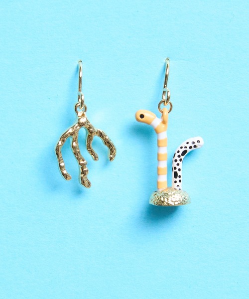 新品　ガーグル　gargle チンアナゴ　ピアス 海の生き物 gargle ガーグル：海の生き物シリーズ チンアナゴ ピアス（ピアス（両