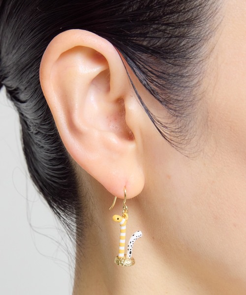 gargle ガーグル：海の生き物シリーズ チンアナゴ ピアス（ピアス（両