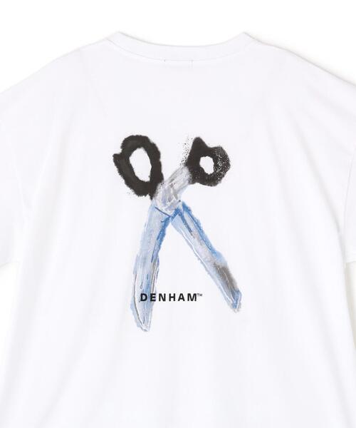 DENHAM（デンハム）の「DENHAM/デンハム/WATER PAINTING SCISSOR TEE（Tシャツ/カットソー・メンズ・ホワイト/ブルー系その他3・M/L/XL）」の22枚目の写真
