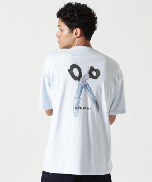 DENHAM/デンハム/WATER PAINTING SCISSOR TEE（Tシャツ