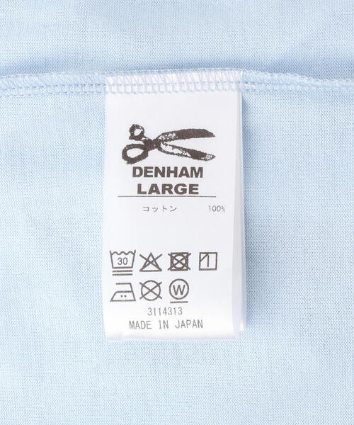 DENHAM（デンハム）の「DENHAM/デンハム/WATER PAINTING SCISSOR TEE（Tシャツ/カットソー・メンズ・ホワイト/ブルー系その他3・M/L/XL）」の6枚目の写真