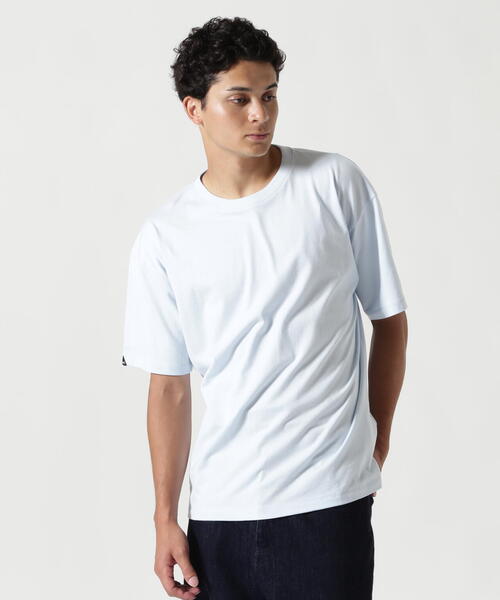 DENHAM（デンハム）の「DENHAM/デンハム/WATER PAINTING SCISSOR TEE（Tシャツ/カットソー・メンズ・ホワイト/ブルー系その他3・M/L/XL）」の4枚目の写真