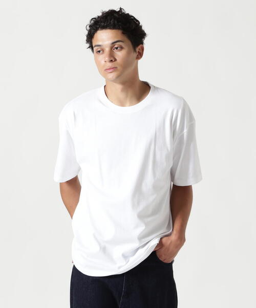 DENHAM（デンハム）の「DENHAM/デンハム/WATER PAINTING SCISSOR TEE（Tシャツ/カットソー・メンズ・ホワイト/ブルー系その他3・M/L/XL）」の3枚目の写真