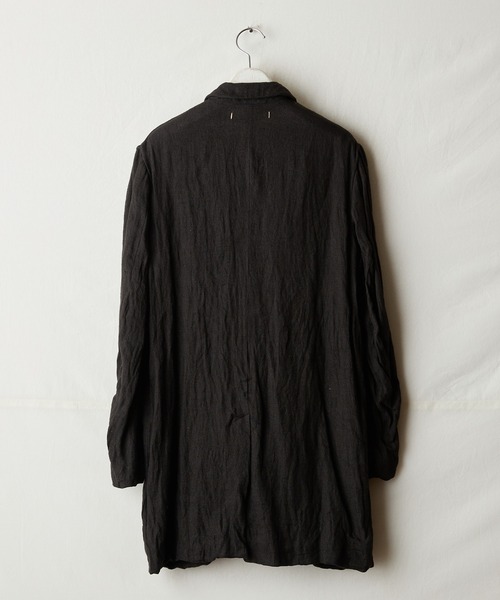 suzuki takayuki（スズキタカユキ）の「long jacket Ⅱ（テーラードジャケット・メンズ・アイボリー/ブラウン・00/01/02）」の5枚目の写真