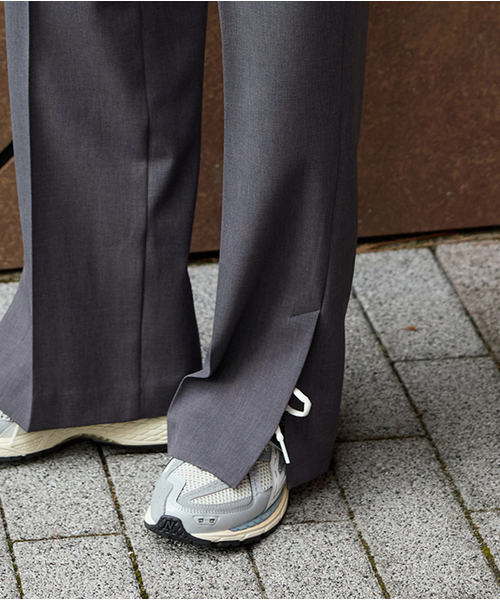 セール】ウーリッシュツイルスリットパンツ（スラックス）｜JOURNAL