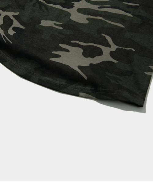 PLACE STUDIO（プレイススタジオ）の「PLACE STUDIO／CAMOロゴスリムT（Tシャツ/カットソー・レディース・グレー/カーキ・FREE）」の18枚目の写真