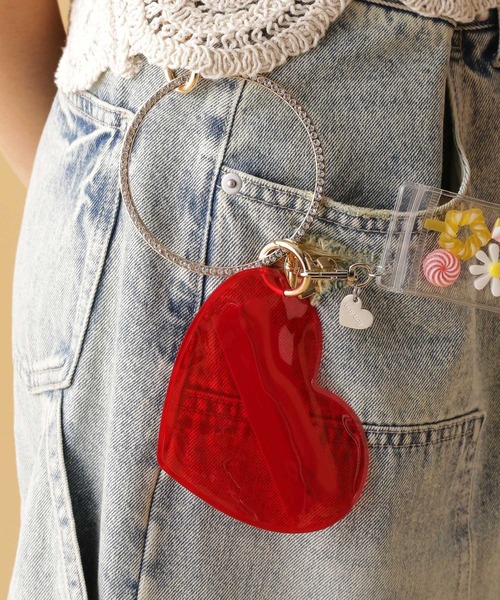 ハートクリアケースチャーム[tiny tiny(ティニーティニー)]（チャーム