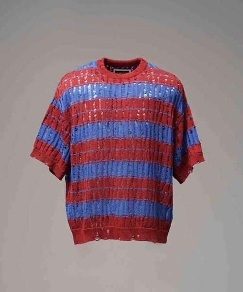 ボーダーポロシャツ【MAISON SPECIAL】 セール】Border Polo Shirt/ボーダーポロシャツ【MAISON SPECIAL