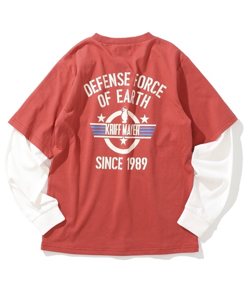 KRIFF MAYER Kid's Collection(クリフメイヤーキッズコレクション)の「【保温機能】ぬくテクJOIN-T(地球防衛軍)(Tシャツ/カットソー・キッズ・オフホワイト/グリーン/レッド/ネイビー・120/130/140/150/160/170)」の19枚目の写真