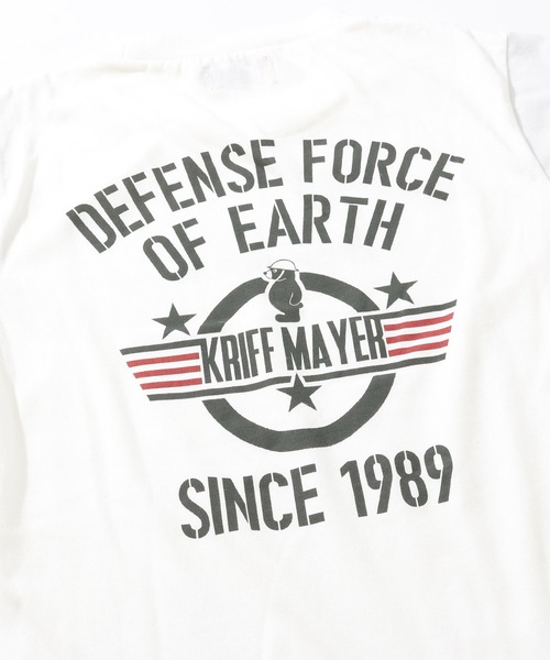 KRIFF MAYER Kid's Collection(クリフメイヤーキッズコレクション)の「【保温機能】ぬくテクJOIN-T(地球防衛軍)(Tシャツ/カットソー・キッズ・オフホワイト/グリーン/レッド/ネイビー・120/130/140/150/160/170)」の9枚目の写真