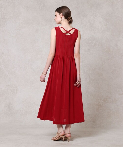 ANAYI（アナイ）の「ランダムリブロング ワンピース（ワンピース・レディース・ブラック/レッド/ピンクベージュ・38/36/34）」の6枚目の写真