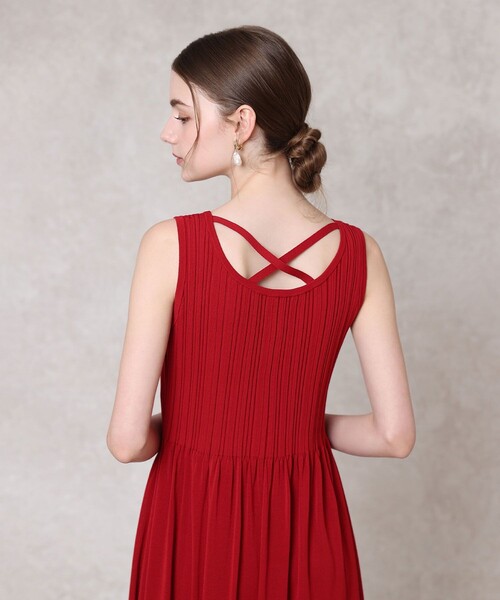 G9268*ANAYI アナイ☆ニット☆ワンピース☆赤レッド☆38. G9268*ANAYI アナイ☆ニット☆ワンピース☆赤レッド☆38 - メルカリ