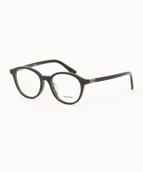 MIU MIU ラウントフレムメカネ MU02WV 16K1O1 Miu Miu MU 02WV Round Eyeglasses | EyeOns.com