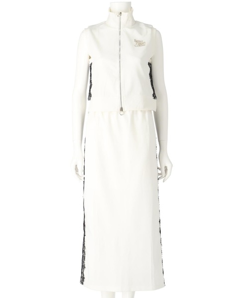 ANAP(アナップ)の「サイド レース ライン ジャージ ブルゾン × ロング スカート セットアップ(セットアップ・レディース・ブラック/ホワイト・XS/S)」の13枚目の写真