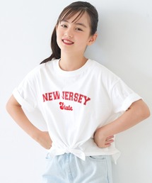 coca（coca）（コカ）の「キッズ　裾リボン結びビッグTシャツ（Tシャツ/カットソー・キッズ）」