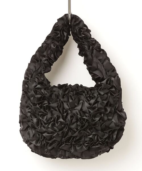 FUULLY STUDIO(フーリィーステューディオ)の「サテンフリルミニBAG(ハンドバッグ・レディース・アイボリー/ブラック/レッド・FREE)」の22枚目の写真