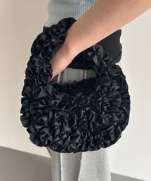 FUULLY STUDIO | サテンフリルミニBAG(ハンドバッグ)