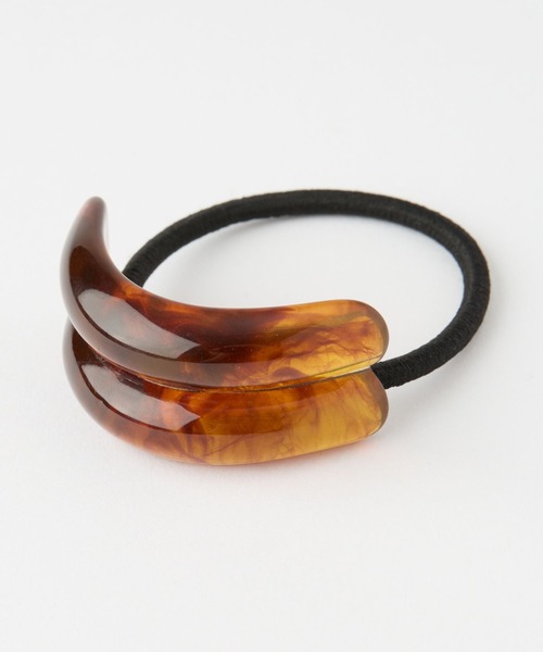 BARNYARDSTORM（バンヤードストーム）の「BARNYARDSTORM /  マーブルヘアゴム（ヘアゴム・レディース・ブラック/オフホワイト/ブラウン・FREE）」の10枚目の写真