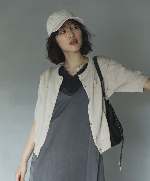 Green　Parks（グリーンパークス）の「everywalk.ヴィンテージレザーロゴキャップ（キャップ・レディース・ブラウン/アイボリー・FREE）」の15枚目の写真