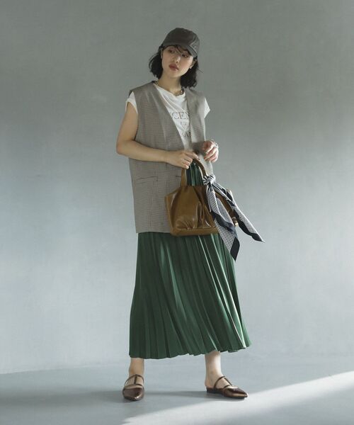 Green　Parks（グリーンパークス）の「everywalk.ヴィンテージレザーロゴキャップ（キャップ・レディース・ブラウン/アイボリー・FREE）」の17枚目の写真