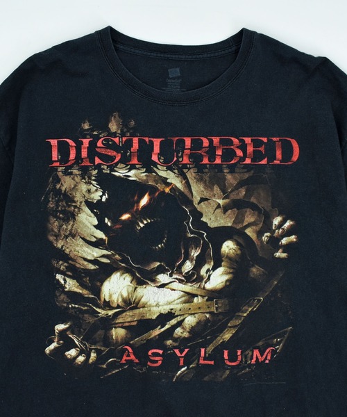 HANES(ヘインズ)の「【USED】Hanes “DISTURBED/ASYLUM” バンド Tシャツ(Tシャツ/カットソー・メンズ・ブラック・X-LARGE)」の3枚目の写真