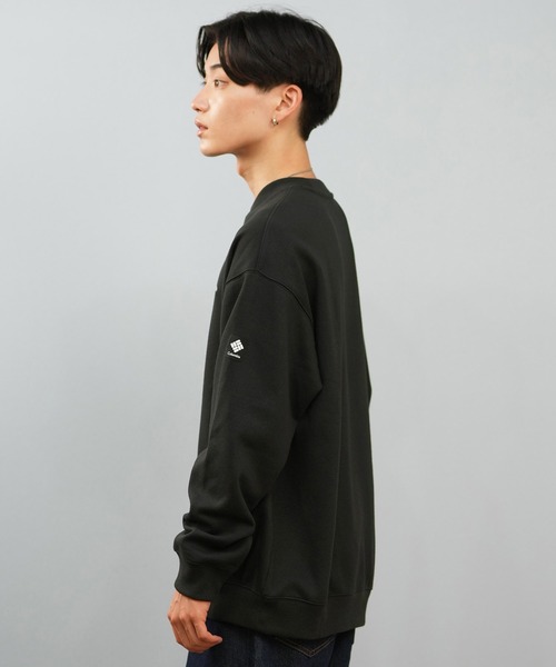 Columbia（コロンビア）の「【限定】columbia/コロンビア ユニセックス SUNRISE EDGE SWEAT CREW スウェット/トレーナー PM0900（スウェット・メンズ・ヘザーグレー/ブラック×ホワイト/ベージュ系その他/グレー×ホワイト/ブラック×ブラック・M/L/XL/XS/S）」の7枚目の写真
