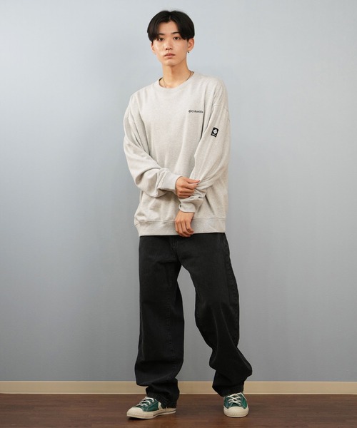 Columbia（コロンビア）の「【限定】columbia/コロンビア ユニセックス SUNRISE EDGE SWEAT CREW スウェット/トレーナー PM0900（スウェット・メンズ・ヘザーグレー/ブラック×ホワイト/ベージュ系その他/グレー×ホワイト/ブラック×ブラック・M/L/XL/XS/S）」の20枚目の写真