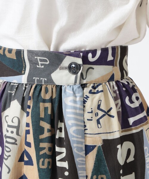 BEAMS BOY（ビームスボーイ）の「【1/15再値下げ】ペナント プリント スカート（スカート・レディース・ブルー/その他1・1/2）」の11枚目の写真