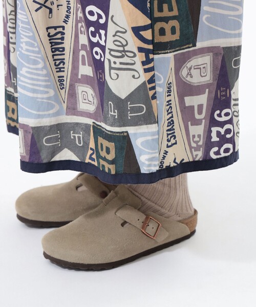 BEAMS BOY（ビームスボーイ）の「【1/15再値下げ】ペナント プリント スカート（スカート・レディース・ブルー/その他1・1/2）」の12枚目の写真