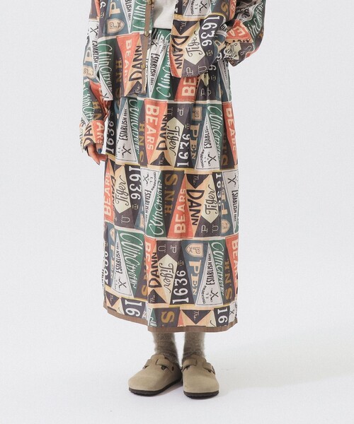 BEAMS BOY（ビームスボーイ）の「【1/15再値下げ】ペナント プリント スカート（スカート・レディース・ブルー/その他1・1/2）」の17枚目の写真
