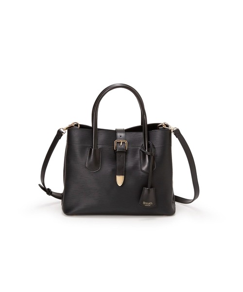 Breath TOPKAPI（ブレストプカピ）の「【Breath TOPKAPI】RIPPLE リプル バックル ショルダー付き B5 トートバッグ（トートバッグ・レディース・オフホワイト/ブラック/グレイッシュベージュ・FREE）」の11枚目の写真