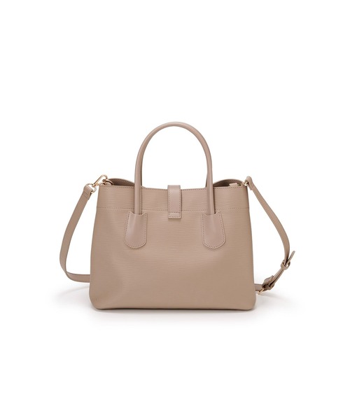 Breath TOPKAPI（ブレストプカピ）の「【Breath TOPKAPI】RIPPLE リプル バックル ショルダー付き B5 トートバッグ（トートバッグ・レディース・オフホワイト/ブラック/グレイッシュベージュ・FREE）」の13枚目の写真
