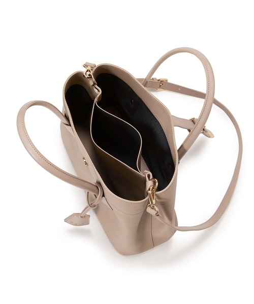 Breath TOPKAPI（ブレストプカピ）の「【Breath TOPKAPI】RIPPLE リプル バックル ショルダー付き B5 トートバッグ（トートバッグ・レディース・オフホワイト/ブラック/グレイッシュベージュ・FREE）」の20枚目の写真