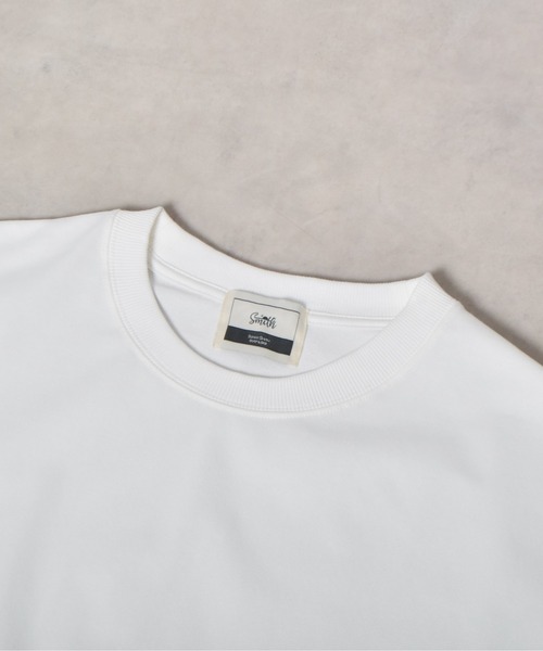 Sunny Smith(サニースミス)の「SunnySmith無地ボディプレーティング天竺Tシャツ(Tシャツ/カットソー・メンズ・チャコール/アッシュグレー/オフホワイト・LARGE/MEDIUM/SMALL)」の8枚目の写真