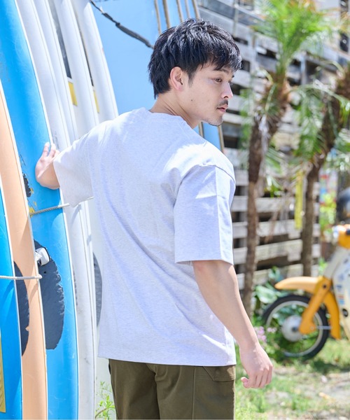 Sunny Smith(サニースミス)の「SunnySmith無地ボディプレーティング天竺Tシャツ(Tシャツ/カットソー・メンズ・チャコール/アッシュグレー/オフホワイト・LARGE/MEDIUM/SMALL)」の21枚目の写真