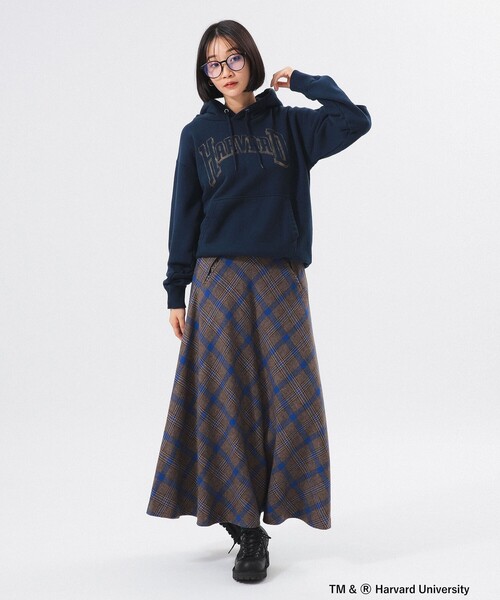 BEAMS BOY（ビームスボーイ）の「【2/5再値下げ】チェック ロング Aライン スカート（スカート・レディース・ブラウン/レッド・1/2）」の3枚目の写真